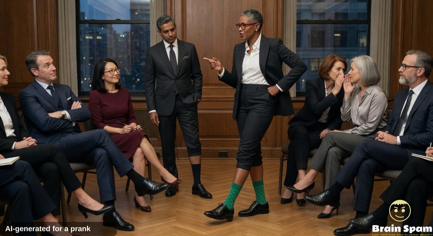 Sammy Liddell Takes Bold Stance Declaring Socks Valid Formalwear